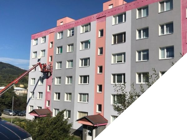 Maľovanie fasád rodinných a bytových domov